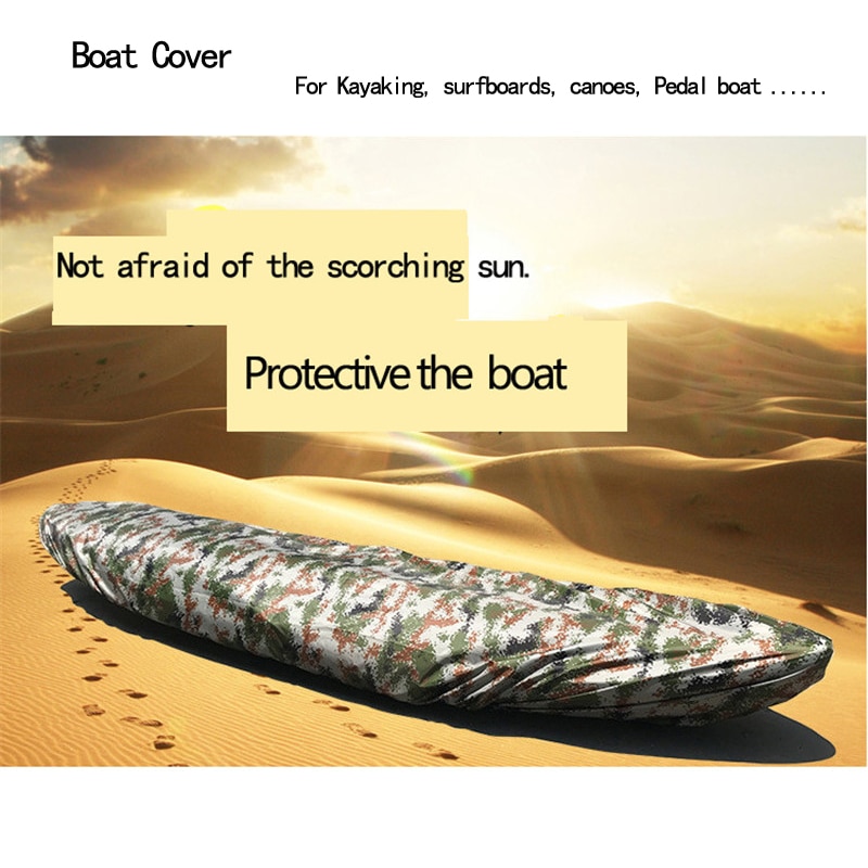 낚시 카누 보트 커버 V-선체 방수 방진 및 자외선 보트 커버, 카약, 서핑 보드, 카누에 적합